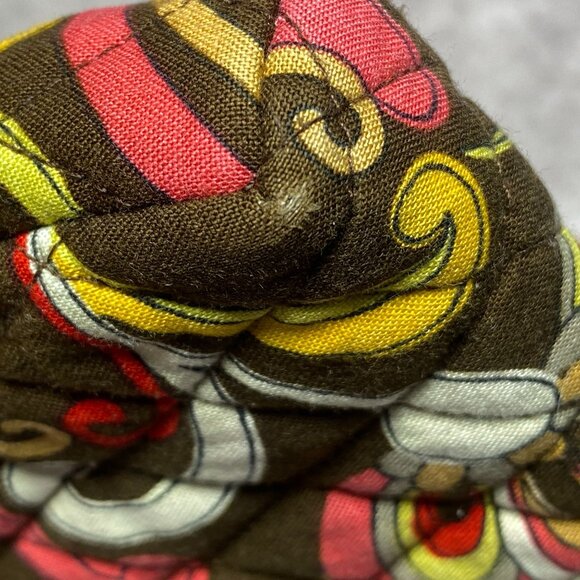 Vera Bradley Puccini Small Cosmetic/Makeup/Toiletry Lined Bag Zip Closure - Picture 9 of 9